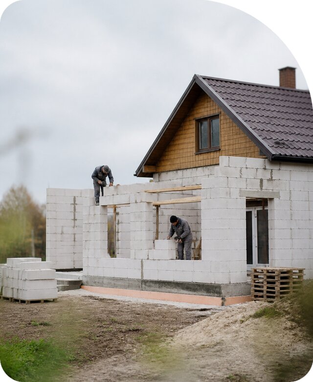 Пристройка из пеноблоков в Карабулаке под ключ от 36152 р. | РадиДОМА-Крб